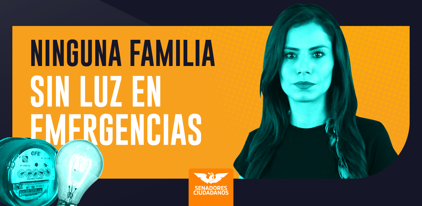 Veronica Delgadillo ninguna familia sin luz 