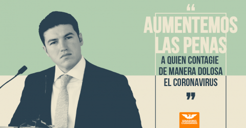 aumentar pena a quien contagie de manera dolosa coronavirus 