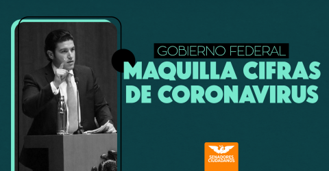 Gobierno federal maquilla cifras coronavirus