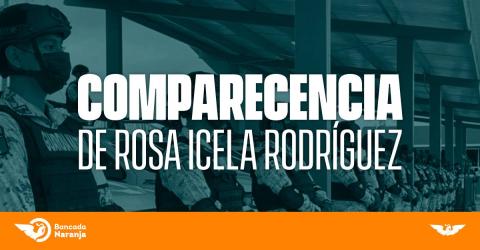 Comparecencia de Rosa Icela Rodríguez